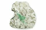 Gemmy Green Apophyllite Crystals with Stilbite - India #243891-2
